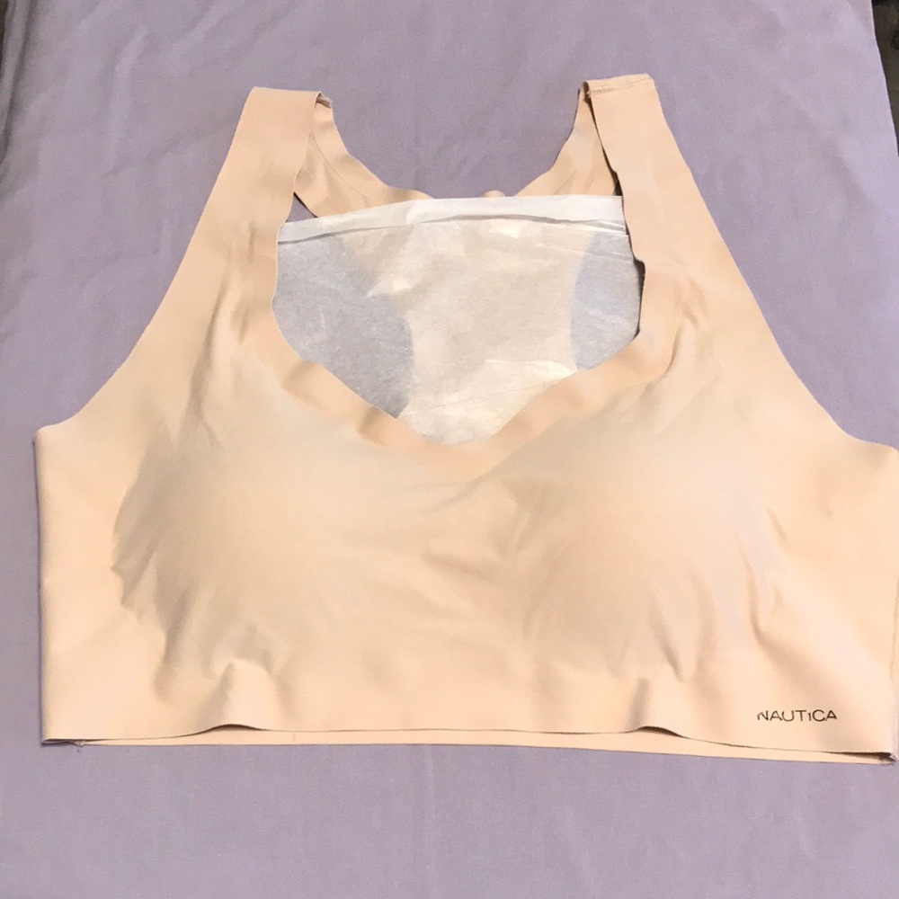 Nautical XL Bralette Beige $10 Price reduced